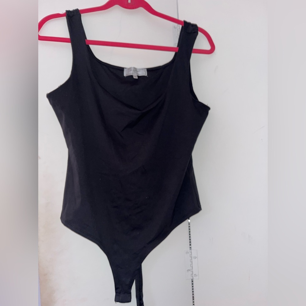 Black Sleeveless Bodysuit